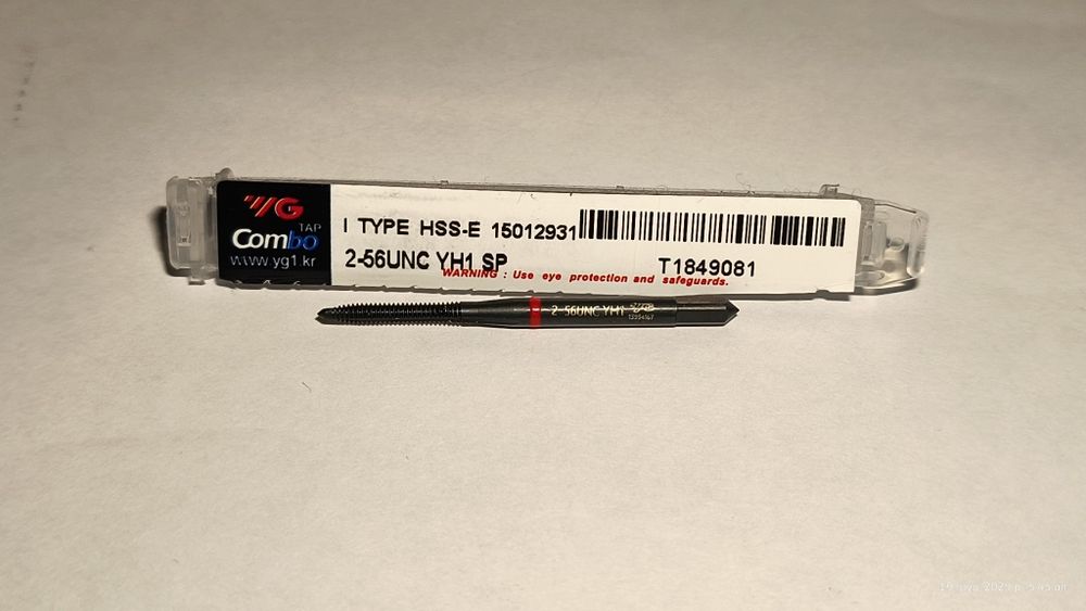 Мітчик UNC 2-56, HSS-E, радіоелектроніка, авіамоделювання