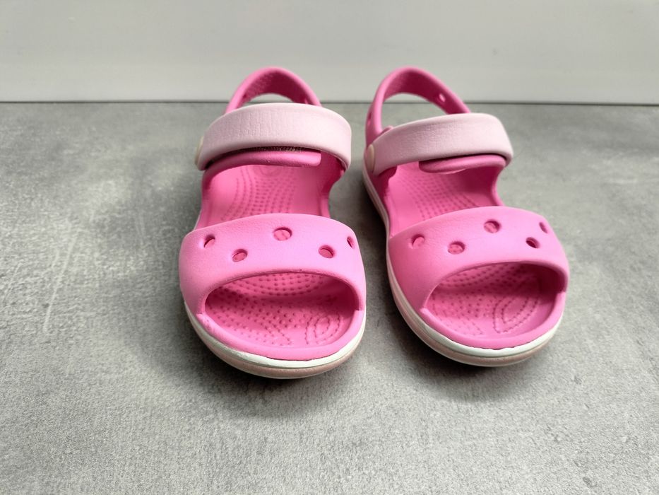Crocs dziewczynka sandały różowe - Bayaband Sandal, rozmiar C6, 22-23
