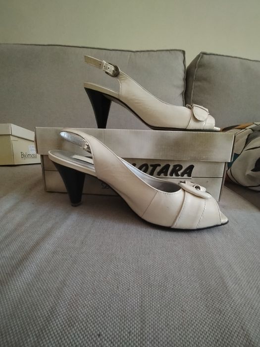 Sapatos Peep Toe Capelli Rossi em Pele N.º 36/37