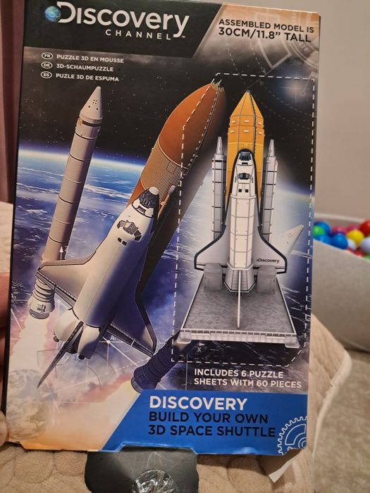 Три D пазл ракети Discovery Channel Build Your Own 3D Space Shuttle (пазл 3D)