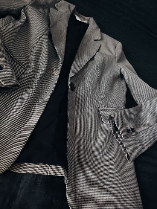 Camaieu 36 jak nowa wiralowa marynarka pepitka