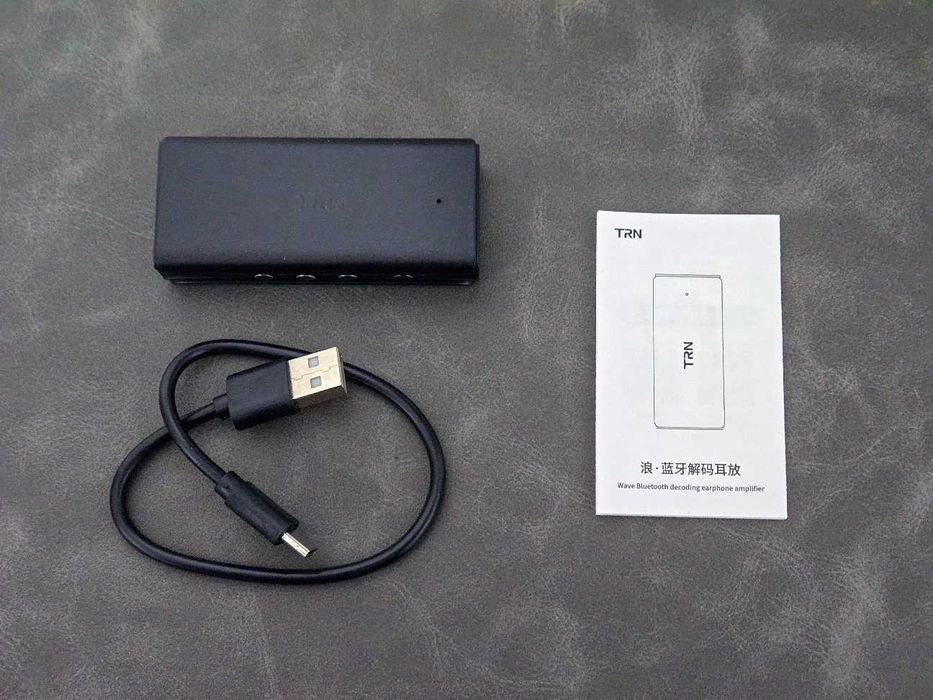 Портативный ЦАП усилитель ресивер TRN WAVE (2xCS43198) Bluetooth 6.0 LDAC баланс 4.4мм 205мВт
