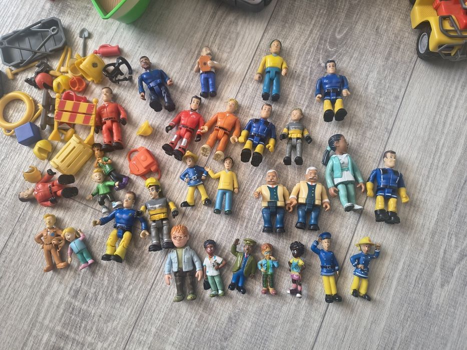 Strażak sam auta ,figurki