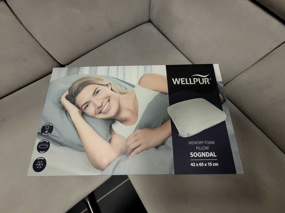 Nowa Poduszka termoelastyczna WELLPUR SOGNDAL GOLD 42×65 cm Warszawa