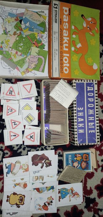 Детская игры лото- сказки (производство Латвия ссср)