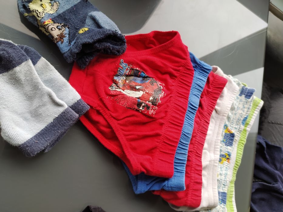 Lote de 6 cuecas menino dos 2 aos 10 anos