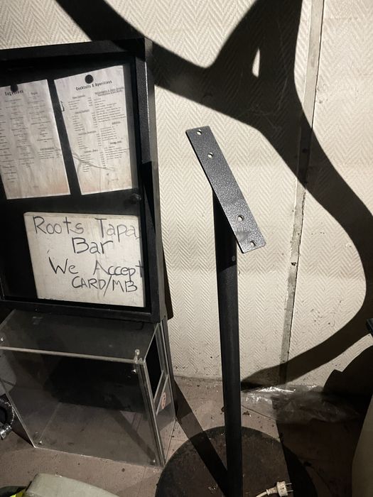 Menu espositor exterior