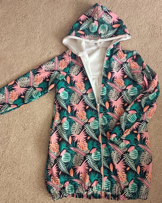 Kurtka płaszczyk parka damska rozm. S oversize szyta na zamówienie