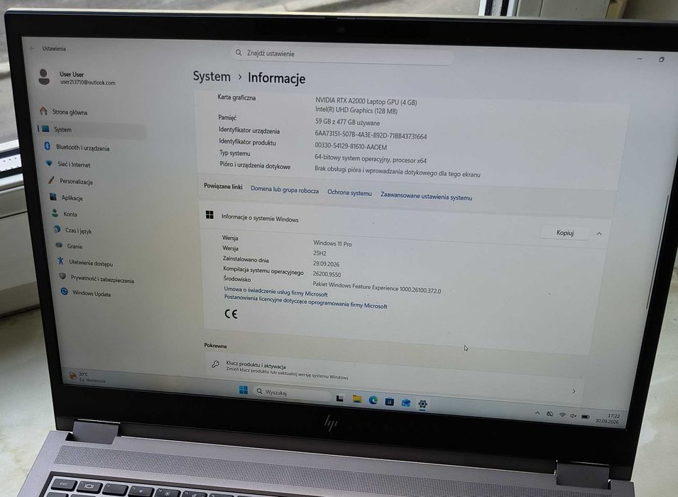 HP Zbook G8 15.6 mobile workstation