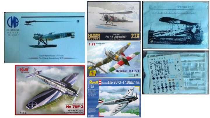 Kits 1/72 Aviões Alemães