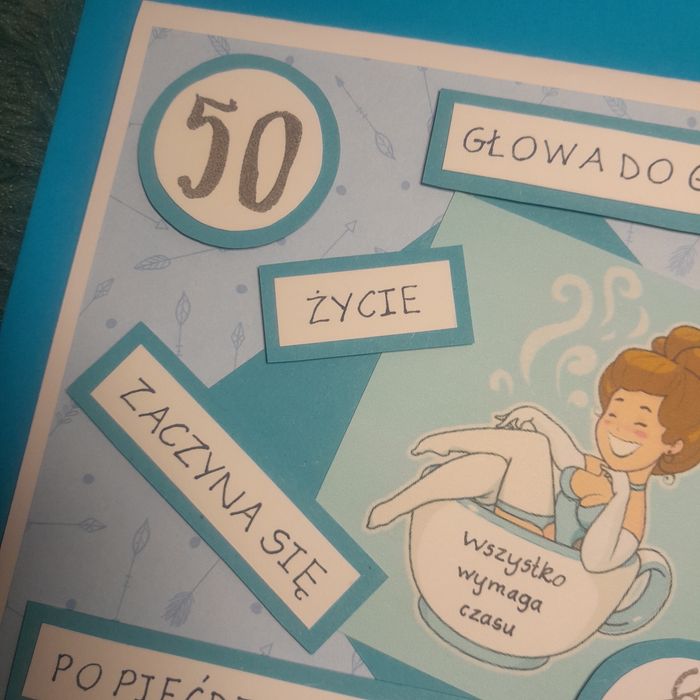 50 urodziny kartka