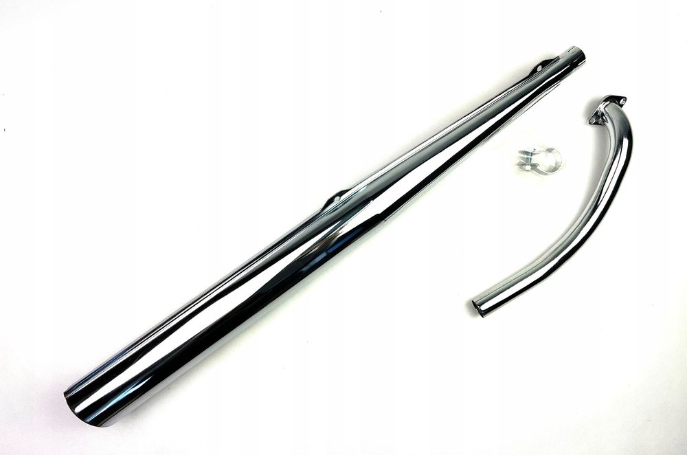 Tłumik wydech kolanko Romet Ogar 200 Jawa 50 Mustang Sport Duells zest