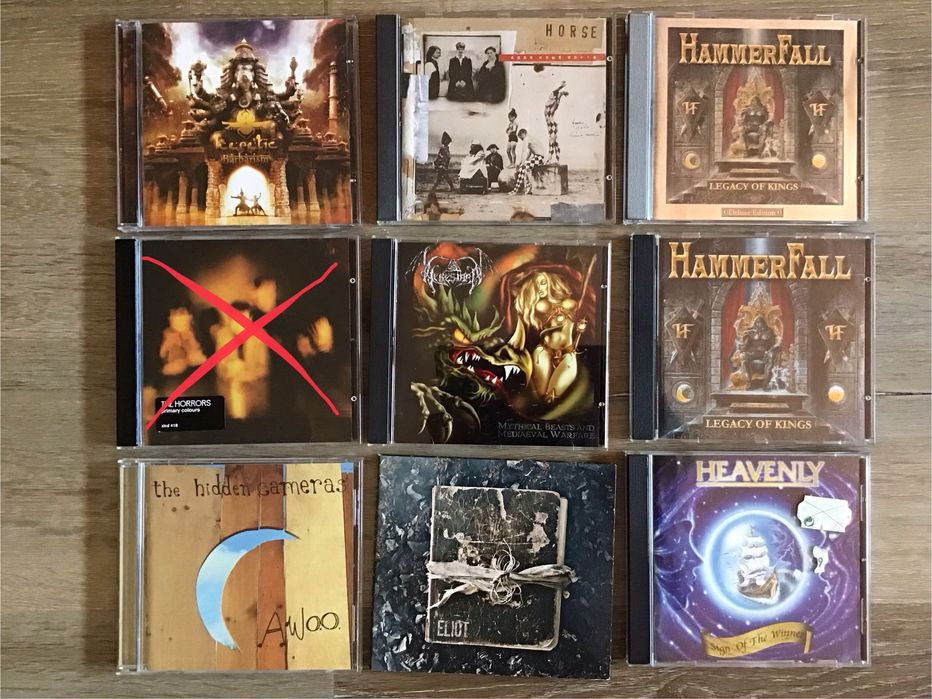 CDs metal, gótica metal F+G+H