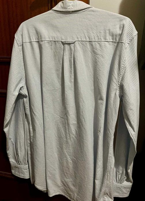 Camisa riscas lisa para homem