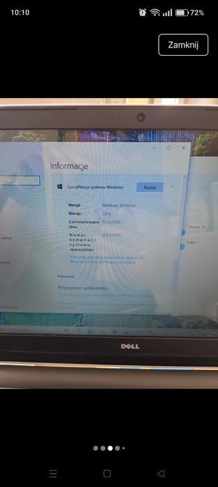 Laptop Dell P51F Stan Idealny