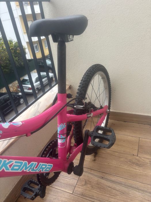 Bicicleta infantil rosa