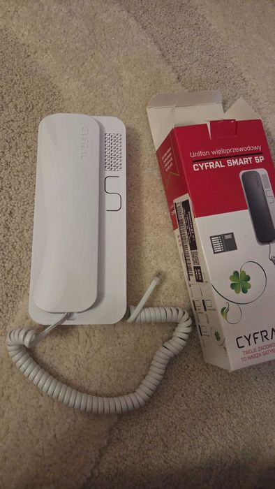 Domofon CYFRAL smart 5P NOWY biały