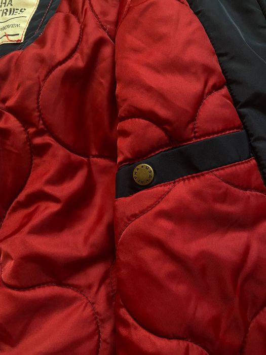 Бомбер Alpha Idustries MA-1 CWU 45 з натуральним хутром Injector III