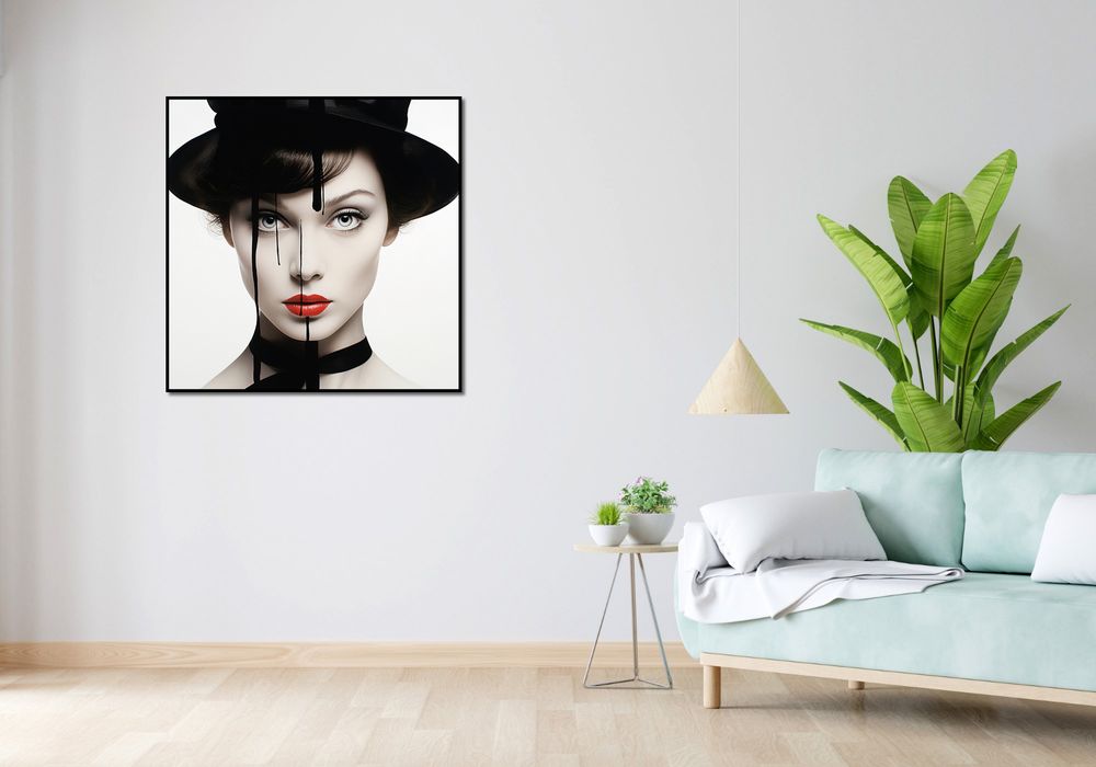 Plakat 90x90cm Atramentowa Aura