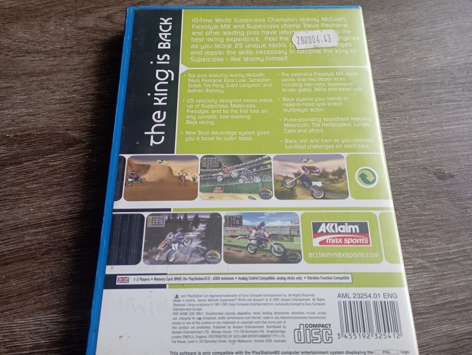 Gry PlayStation 2. Zestaw 3 szt.