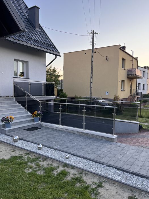 Balustrady szklane