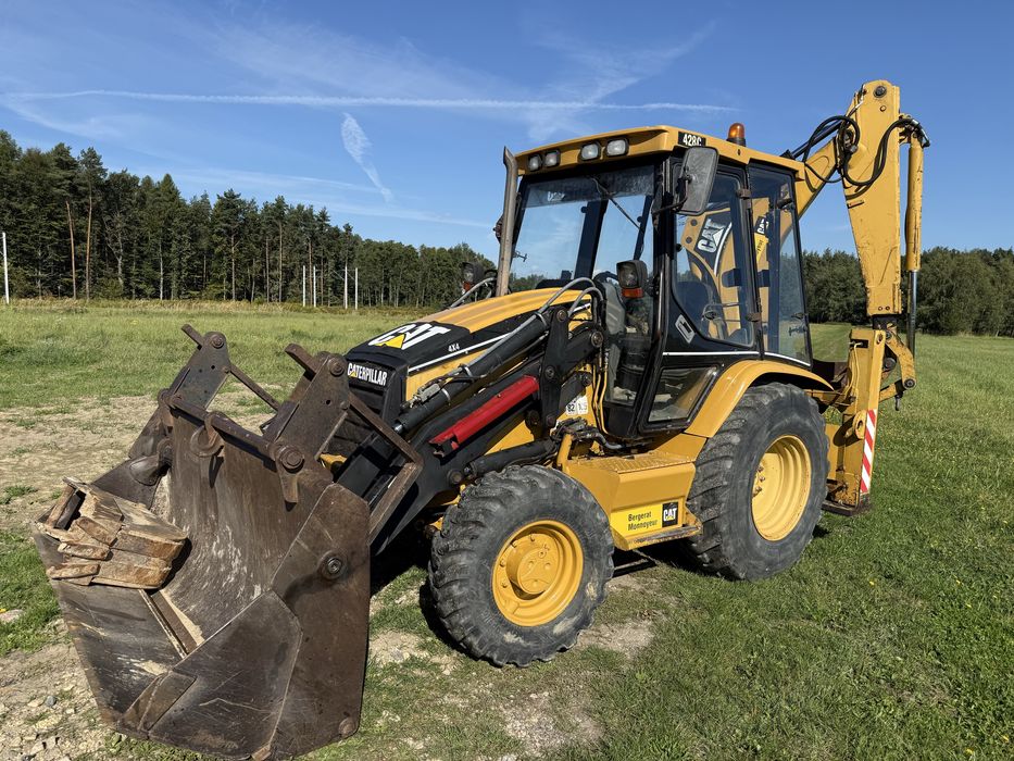 Cat 428c caterpillar koparko ladowarka cat jcb