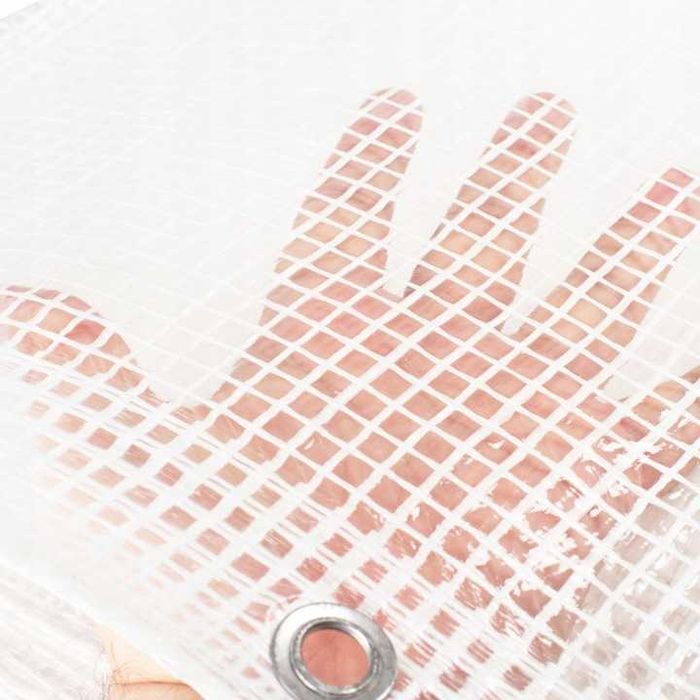 Plandeka na taras 2x3 transparentna wzmacniana UV 100g