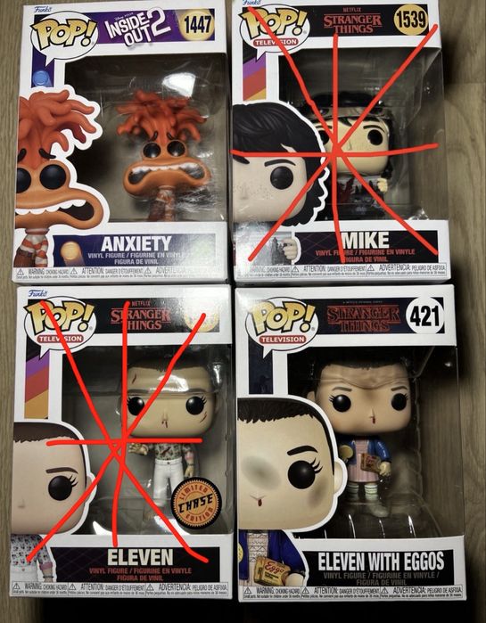 Funko Pop Stranger Things chase,фанко поп очень странные дела чейз 26
