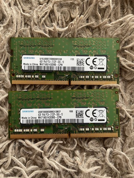 Оператвина памʼять Samsung ddr4 8gb (2x4gb) 2133