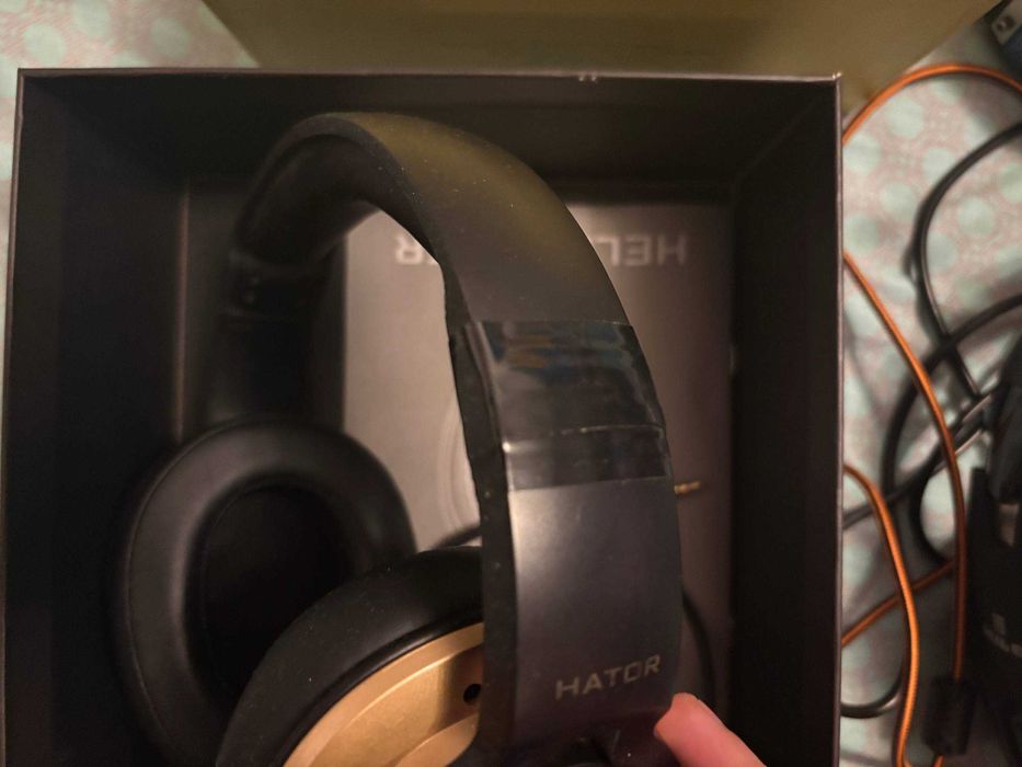 Навушники ігрові (геймерські), компютерні HATOR, Sony, HP з мікрофоном