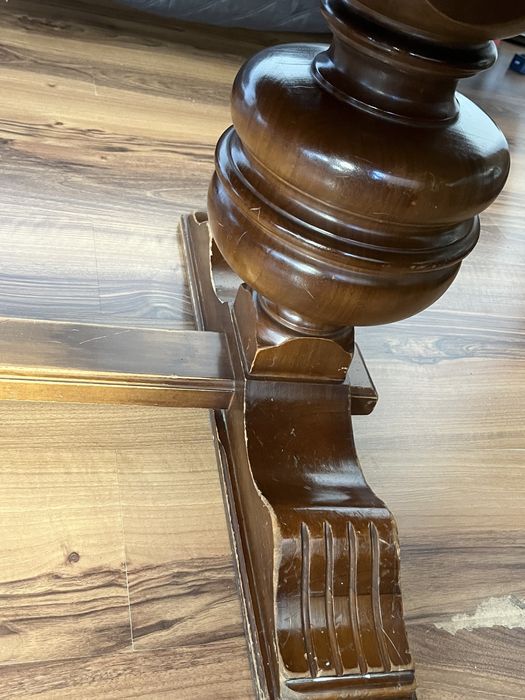 Ława duża drewniana antyk, do renowacji, vintage