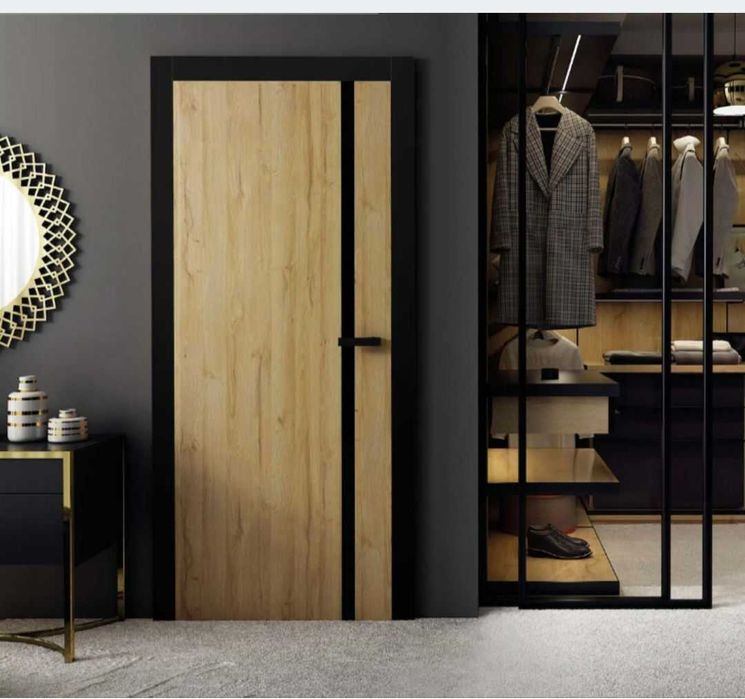 Drzwi wewnętrzne z montażem ościeżnice na wymiar MASKOWANIE futryn