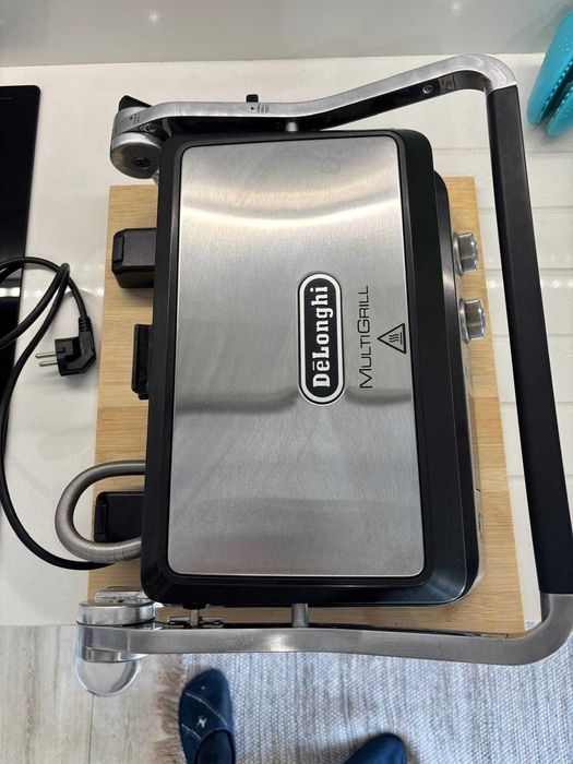 Grelhador delonghi Multigrill placas
