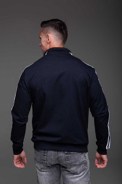 Кофта олімпійка чоловіча Adidas темно-синя