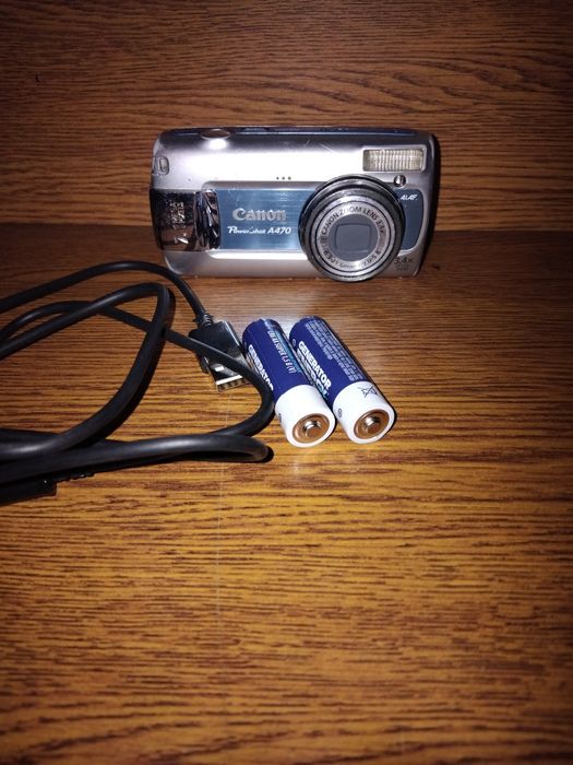 Canon A470  blue цифровий фотоапарат 2YK