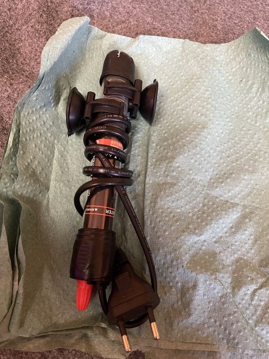 Домик термометр для рыбок аквариума б/у