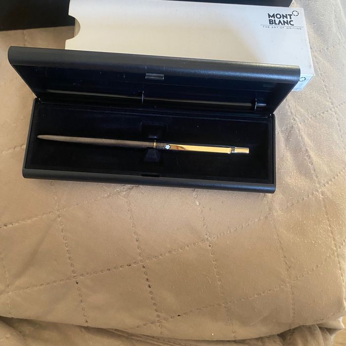 Canetas parker monte blanc com certificado na caixa original várias