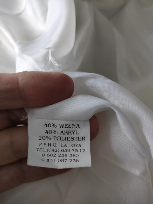 Wełniana damska marynarka rozm.42