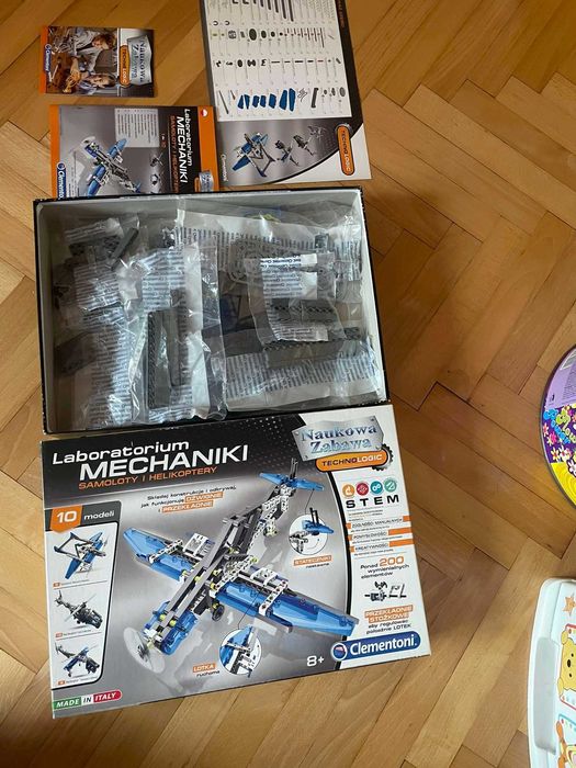 Laboratorium Mechaniki dla chłopca 8+ Zabawka Samoloty i Helikoptery