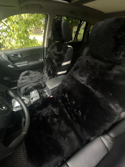 Авточехол із натуральної овчини, меховой чехол, накидка на автокрісло
