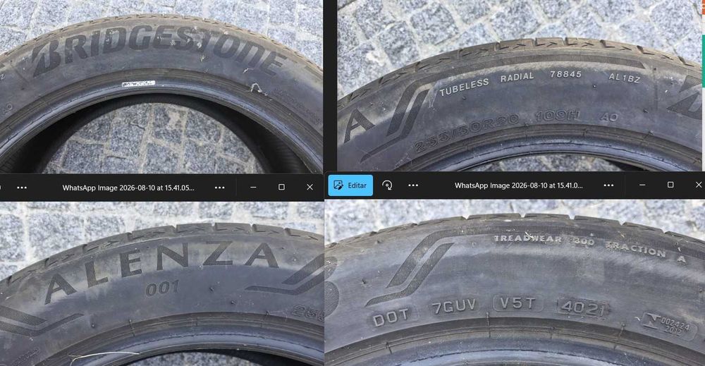 Pneu Auto Bridgestone Alenza 001 255/50 R20 109 H AO