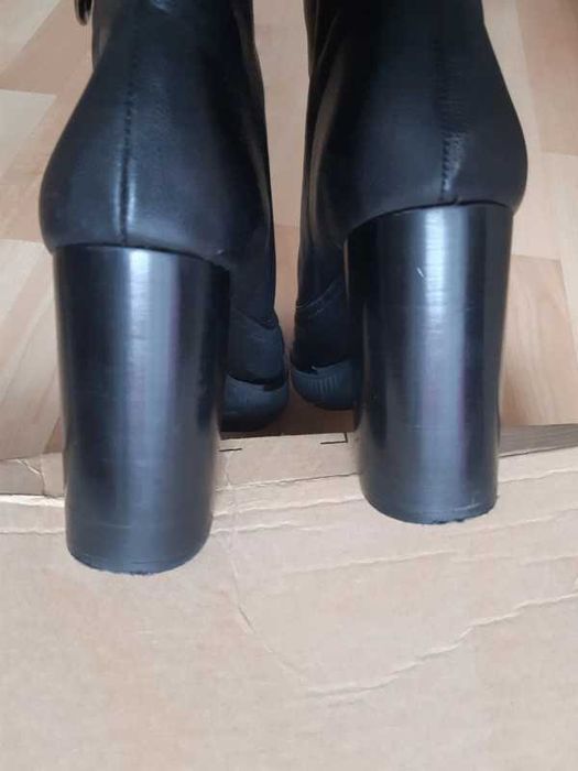 ZARA botki roz. 38 skóra!!