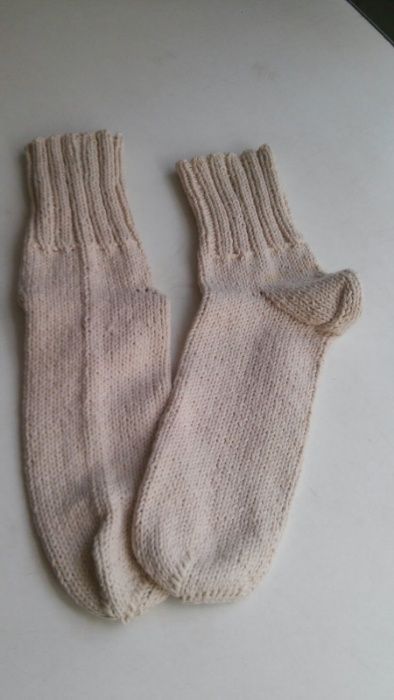 Вязаные носки акрил, хлопок