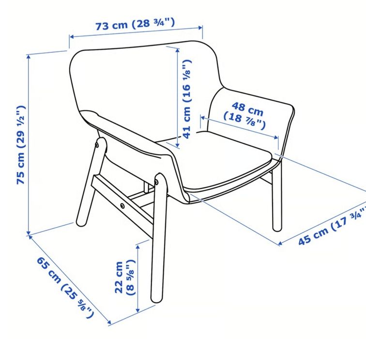 Cadeirões poltronas VEDBO IKEA