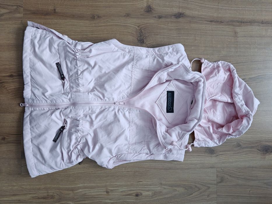 Ciepła kurtka zimowa dla dziewczynki r.128