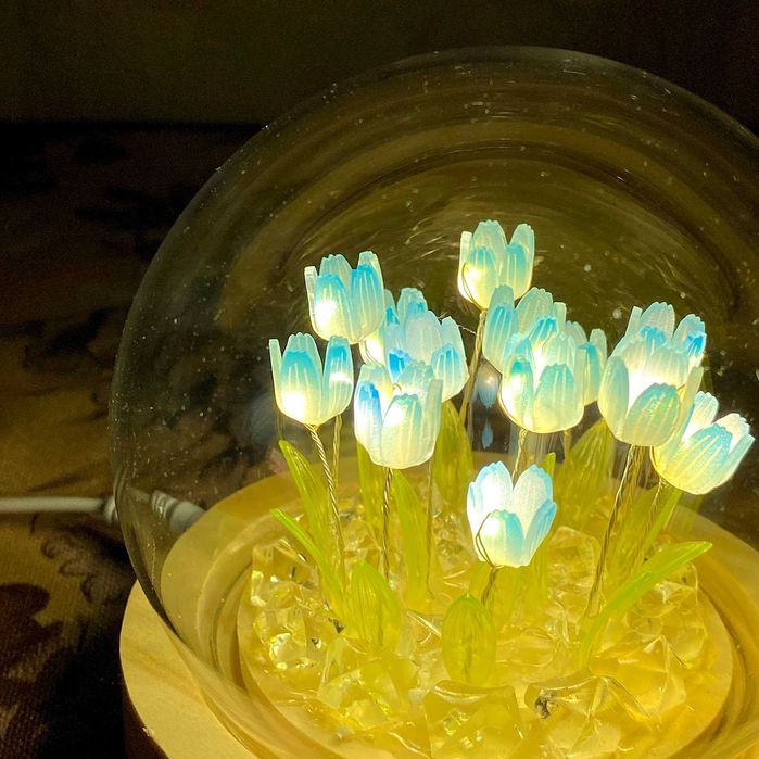 Лампа інтер'єрна "Тюльпани Сині"