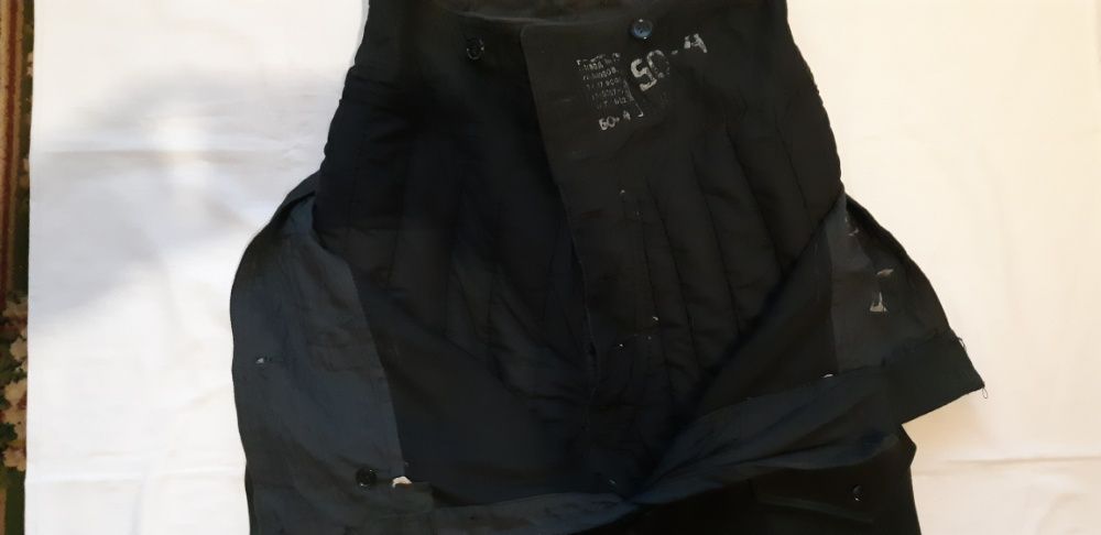 Брюки 48/2 брезентовые тёплые ватные