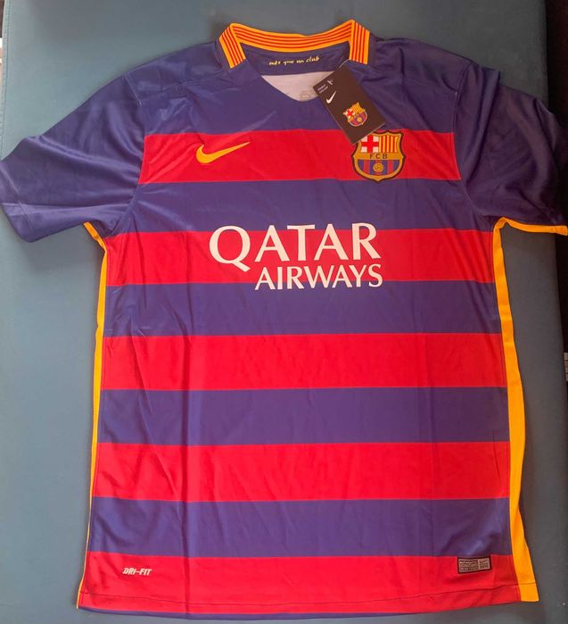 koszulka FC Barcelona, domowa 2015/16, nowa, Nike, XL, #9 Suarez