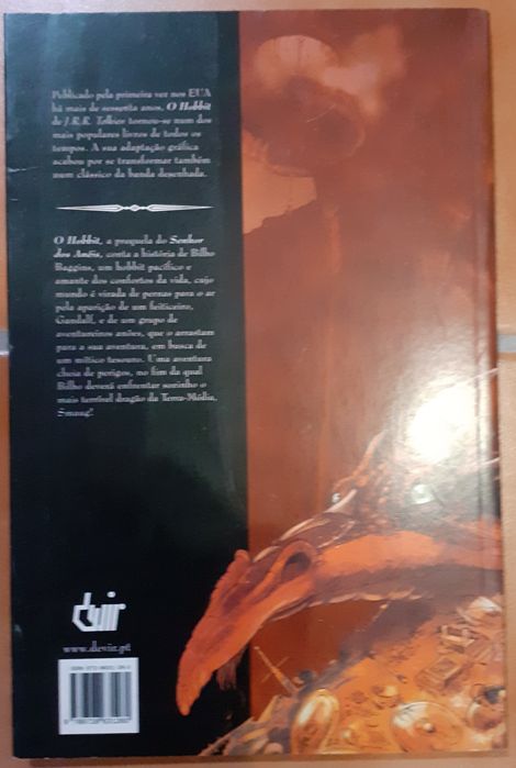 Bilbo O Hobbit, prelúdio de o Senhor dos Anéis, Novela Gráfica / BD - Charles Dixon e David Wenzel