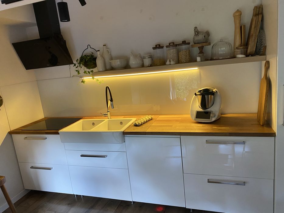 OKAZJA KUCHNIA IKEA METOD plus płyta indukcyjna zlew i okap spiżarnia